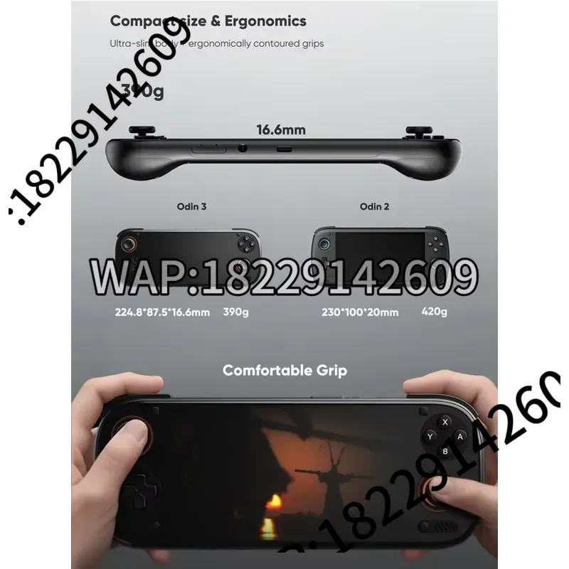 Gaming Console With - เครื่องเล่นเกมพกพา AYN Odin 3 หน้าจอ AMOLED