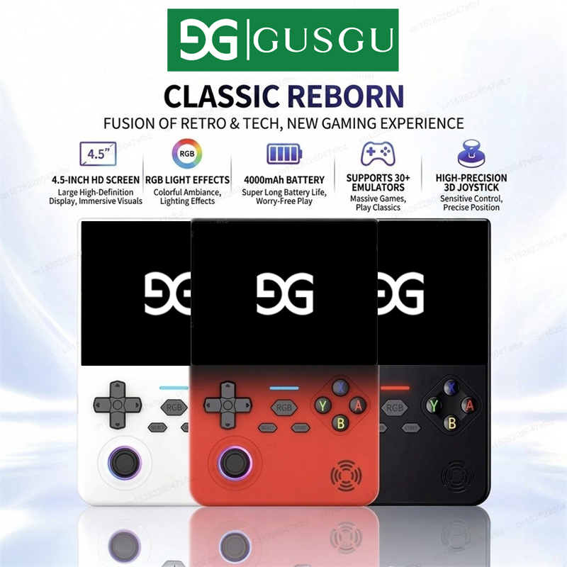 Gaming Console Years - GUSGU H7 เครื่องเล่นเกมย้อนยุคแบบโอเพ่นซอร์ส หน้าจอ IPS 4.5