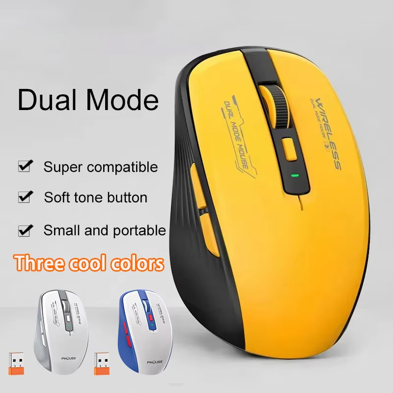 Pc Gaming Handheld Console - M303L เมาส์ไร้สายบลูทูธ 2.4G โหมดคู่ 1600 DPI