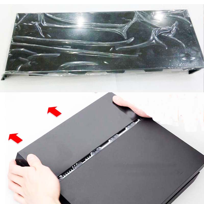 Gaming Console Design - เปลือกป้องกันสีดํากรณี HDD Bay ฝาครอบ Hard Disc