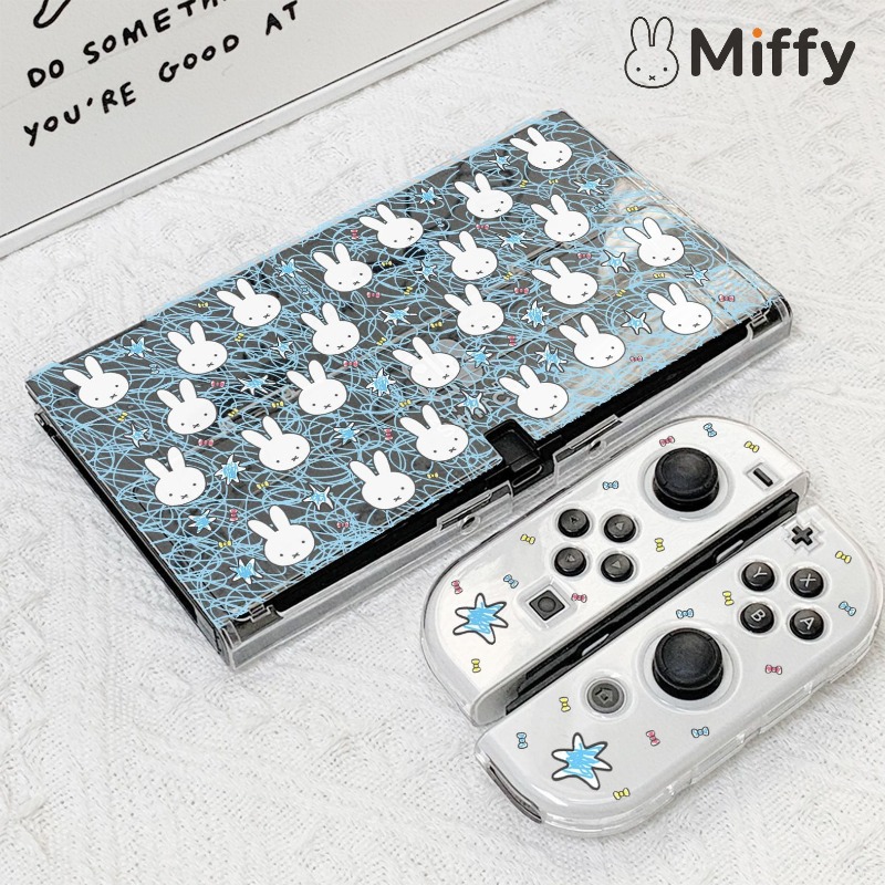 Gaming Console Nintendo Switch - เคสคอนโซล Kawaii Miffy สำหรับ Nintendo Switch