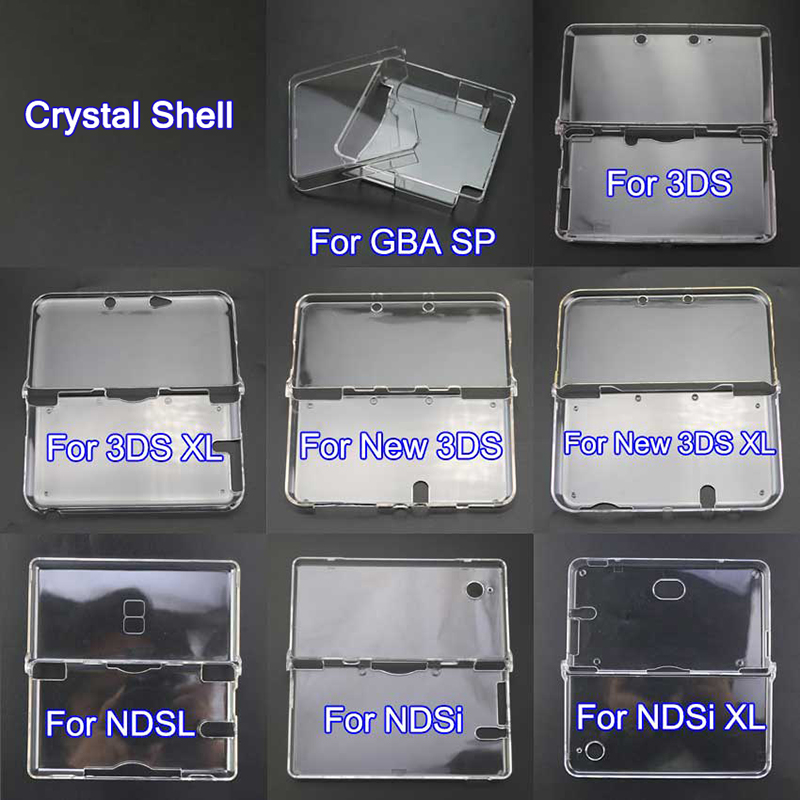 Gaming Console New - พลาสติกใสคริสตัลป้องกันเปลือกแข็งกรณีปกคลุมสำหรับ PSP GO PSV GBA SP