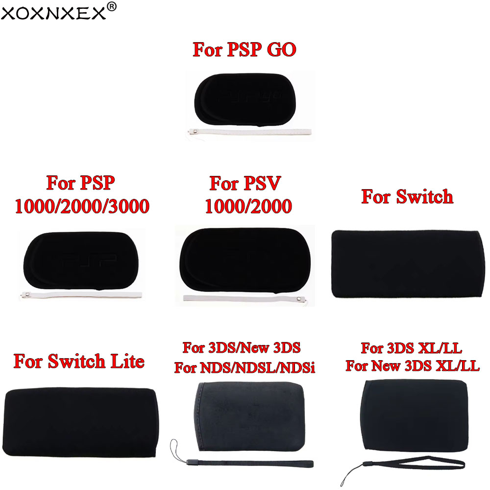 Gaming Console New - 1 ชิ้นป้องกันกระเป๋านุ่มพร้อมสายรัดสําหรับ 3DS XL LL PSV