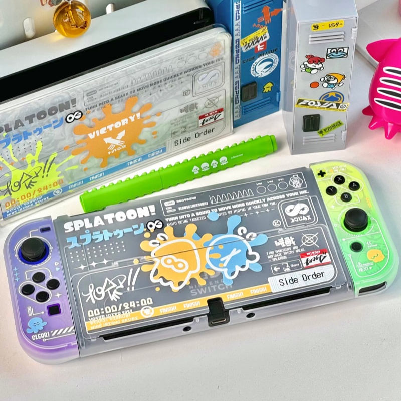 Gaming Console With - สแปลทูน 3 สวิตช์ 2 เจนเนอเรชั่น แยกส่วนบางเฉียบเคสป้องกัน