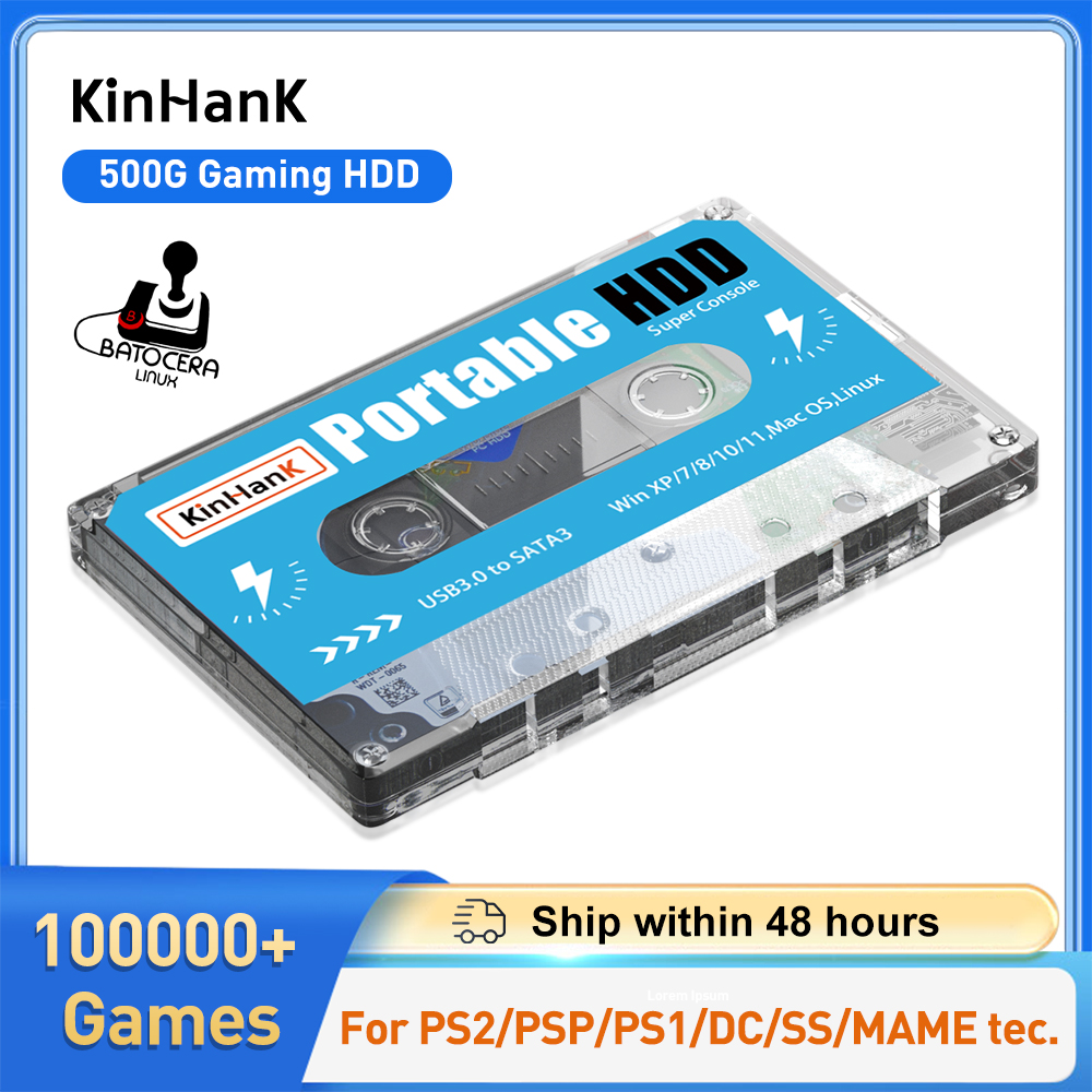 KINHANK 500G HDD Super คอนโซล  - Gaming Console Os บทวิจารณ์และราคา