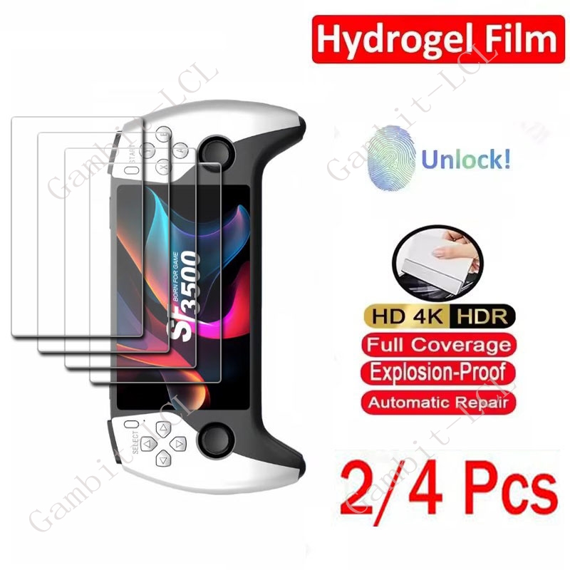 2/4PCS HD ฟิล์มไฮโดรเจลไฮดรอลิ - Gaming Console Handheld Retro บทวิจารณ์และราคา