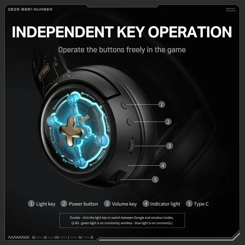 หูฟังเกมมิ่ง ONIKUMA GT802 ไร้ - Gaming Console Apple บทวิจารณ์และราคา