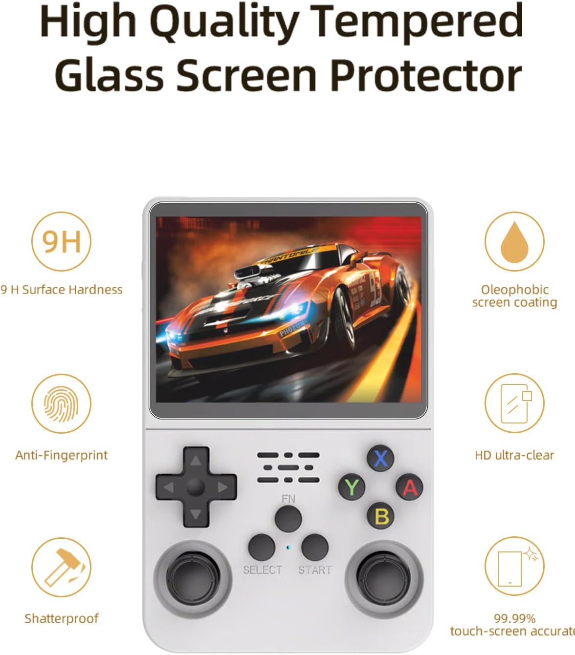 เคส 4 in 1 + ฟิล์มกระจกสำหรับเ - Gaming Console R36S บทวิจารณ์และราคา