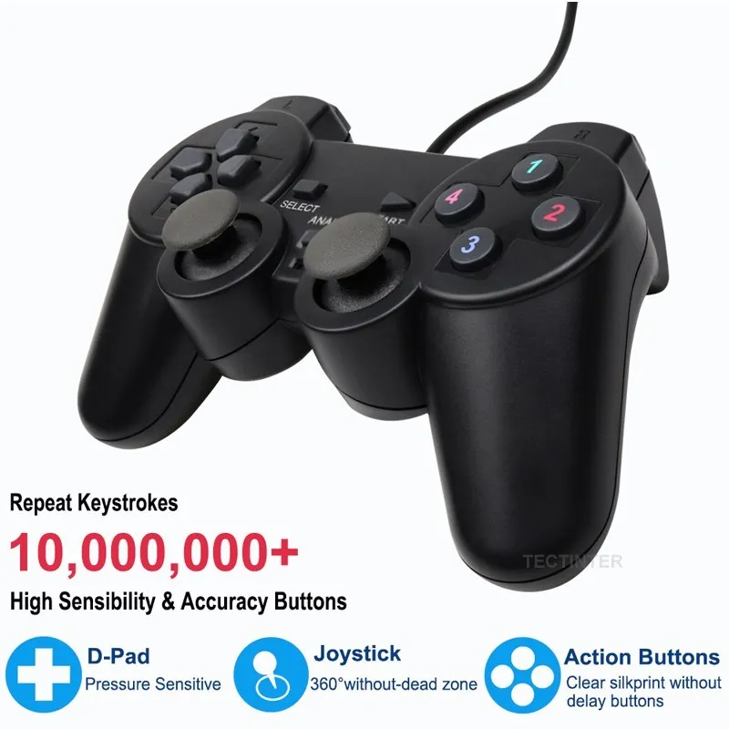 จอยสติ๊กเกม USB แบบมีสาย สำหรั - Laptop Gaming Console บทวิจารณ์และราคา