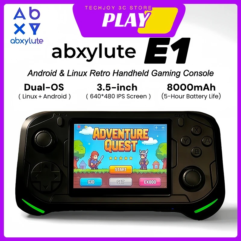 Abxylute E1 คอนโซลเกมมือถือ RK - Gaming Console Os บทวิจารณ์และราคา