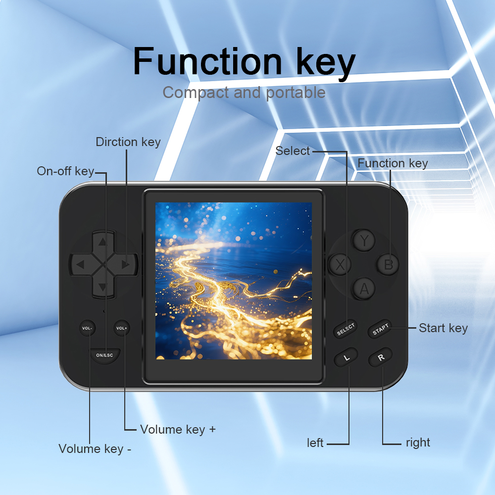เครื่องเล่นเกมพกพาแบบเรโทรรุ่น - Gaming Console All บทวิจารณ์และราคา