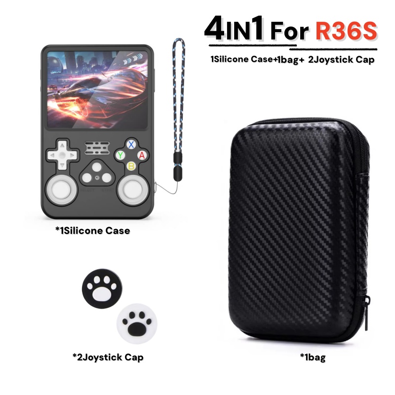 กระเป๋าเก็บอุปกรณ์เกม 4 in 1 ส - Gaming Console R36S บทวิจารณ์และราคา