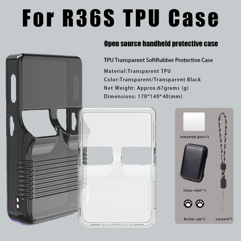 เคสป้องกันแบบเปิดซอร์สสำหรับเค - Gaming Console R36S บทวิจารณ์และราคา