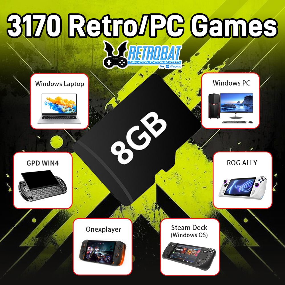 8GB เกม TF Card 3170 Retro/เกม - Laptop Gaming Console บทวิจารณ์และราคา