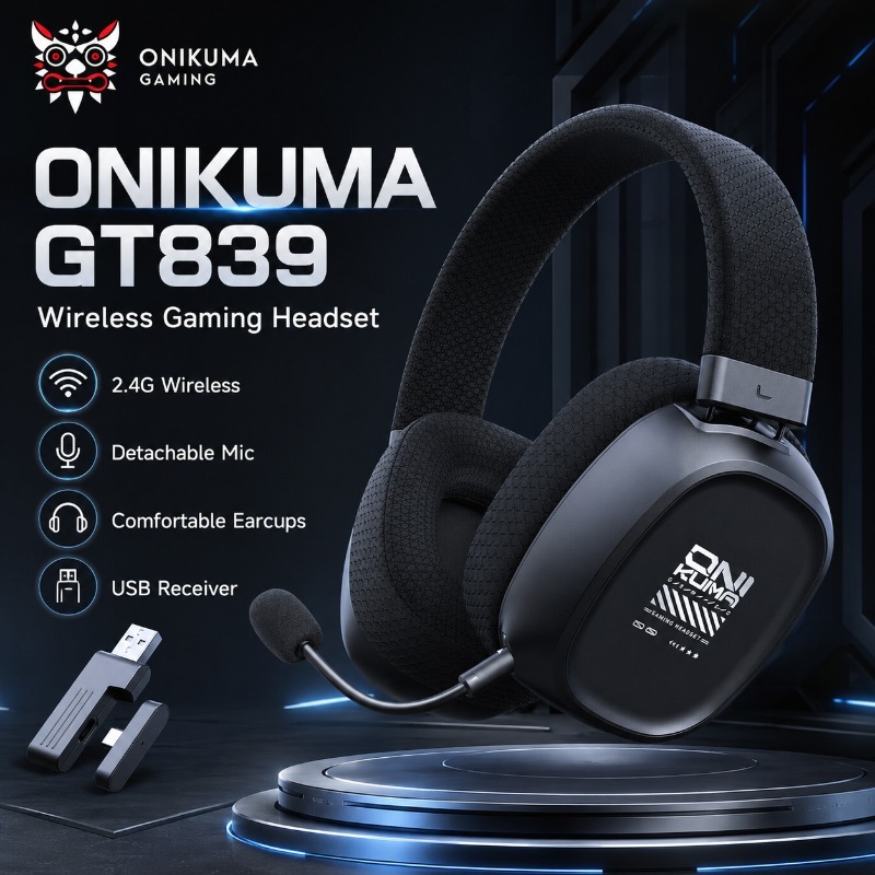 ONIKUMA GT839 ชุดหูฟังสำหรับเล - Gaming Console Apple บทวิจารณ์และราคา
